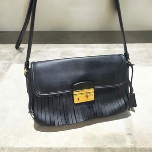 Prada Black Nappa Flap Bag